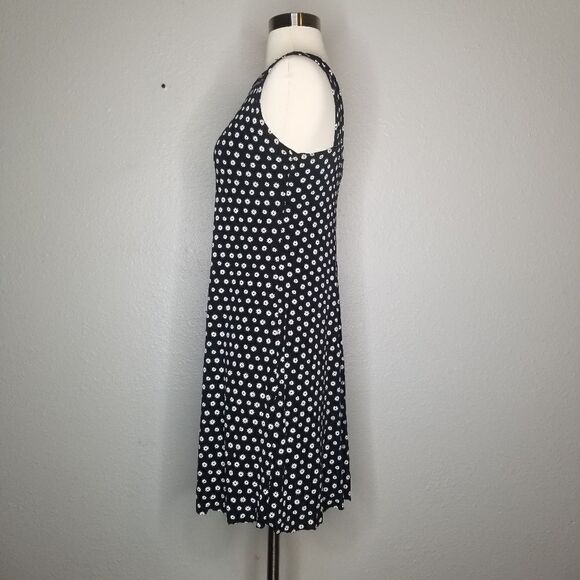 Vintage 90s y2k VSCO Maurices Slinky Floral Mini Skater Dress Md - Picture 3 of 6